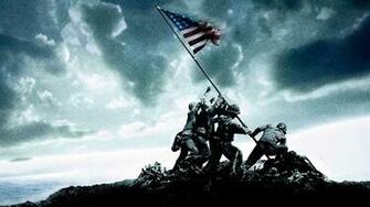 Iwo Jima Flag Raising Wallpaper