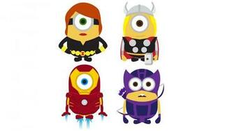 Girlfriends Of Habit Despicable Me Minions As Avengers
