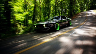 Ford Mustang Racing Car HD Wallpaper