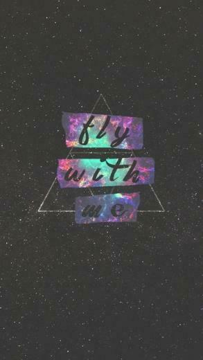 iPhone Wallpaper Galaxy Quote