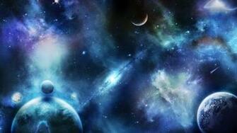 Wallpaper Planets Stars Space Universe Spots Blurring