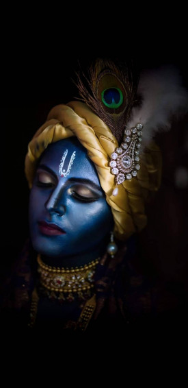 Krishna Amoled Mobile Wallpaper