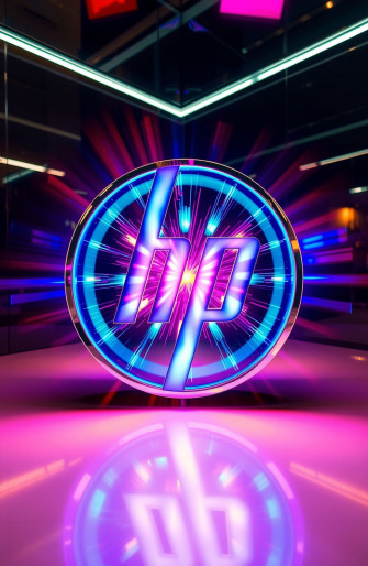 3d Hp Logo Wallpaper