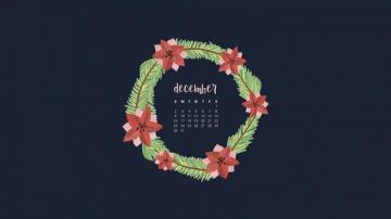 December Desktop Wallpaper Calendars Design Options
