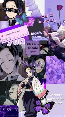 Shinobu Aesthetic Fondo De Anime Pantalla