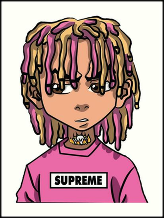 Lil Pump Logo Sticker By Justlikeobama New Room