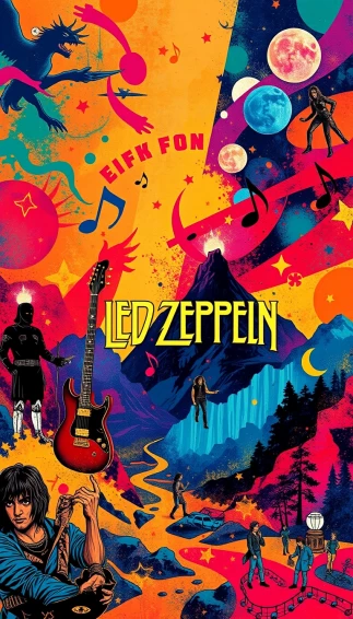 Led Zeppelin Phone Wallpaper