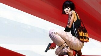 Mirror S Edge Crouched And Ready Wallpaper