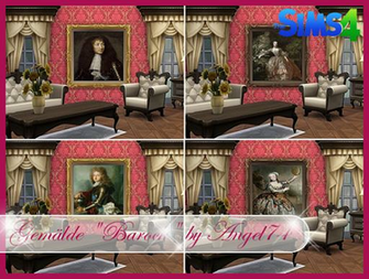 Wallpaper Paintings And Terrain Paints Sims Custom Content