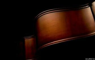 Beautiful Violin Shape Desktop Wallpaper HD