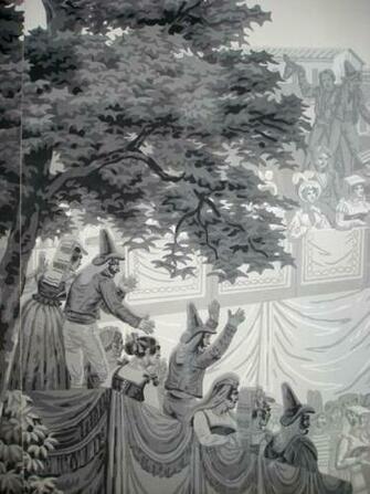 Zuber Wallpaper Series Of Three Horse Racing Scenes Alexander