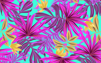 Tropical Leaves Desktop Wallpaper