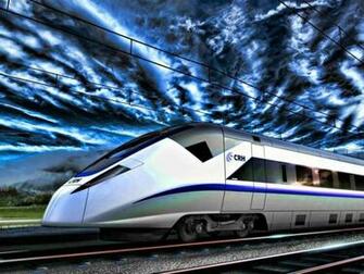 High Speed Train HDr HD Desktop Wallpaper Widescreen