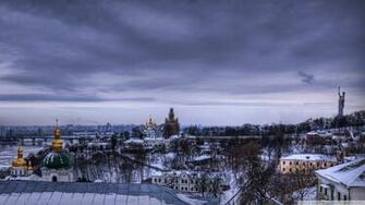 Winter City Wallpaper Grasscloth