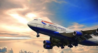 Airplane From British Airways Golden Hour Byd4jgrh1ww0802k Wallpaper