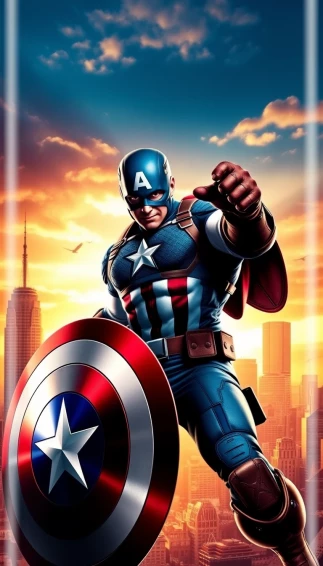 Captain America Mobile Wallpaper