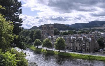 Photo Scotland Inverness Cathedral Sky Temple Rivers