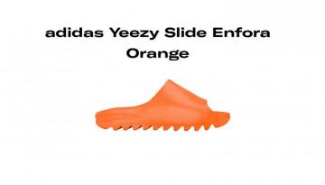 Adidas Yeezy Slide Enfora Orange Raffles And Release Date Sole