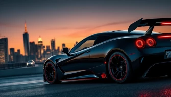 Black And Red Car Wallpaper