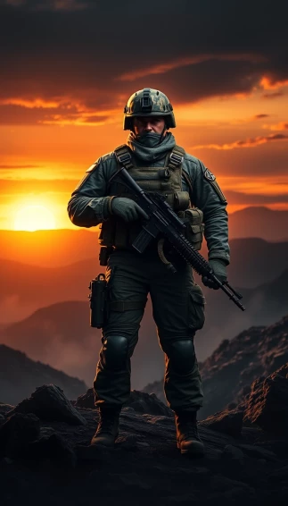 Military Soldier Phone Wallpaper