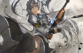 Wallpaper Girl Weapons Anime Art Glasses Feirla Chaika