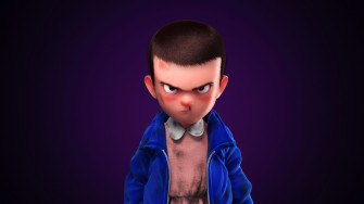 Eleven Stranger Things Art 4k Laptop Full HD 1080p Wallpaper