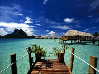Tahiti Wallpaper Art Print