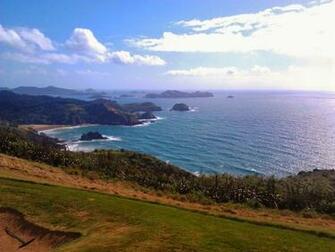 Wallpaper Beautiful Sunrise Amazing Blue Cliff Clouds Golf Course