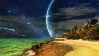 Tropical Island Wallpaper