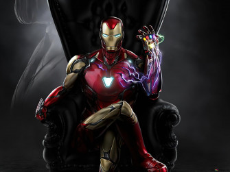 Iron Man As Infinity King 4k Wallpaper