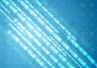 Abstract Lines Of Lights Blurred White Stripes On Blue