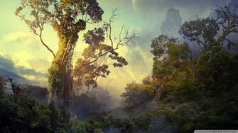 Jungle Fantasy Wallpaper Art
