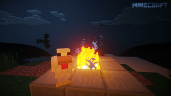 Minecraft Chicken Wallpaper By Demon1887
