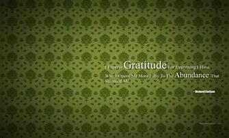 Abundance Wallpaper Gratitude Belief