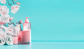 Beauty Background With Cosmetics Wallpaper