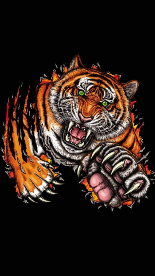 Tiger Artwork iPhone Wallpaper Artofit