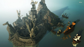 Minecraft Landscape Wallpaper