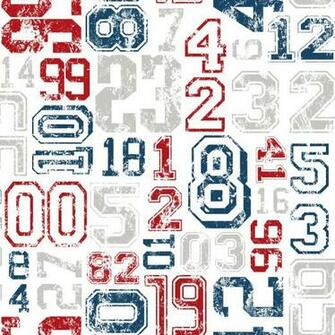 Kids Varsity Number Wallpaper Border Inc