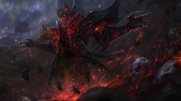 Shadow Fiend Dark HD Wallpaper Background Image