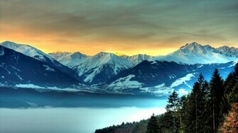 Ice Mountain Range Wallpaper High Quality
