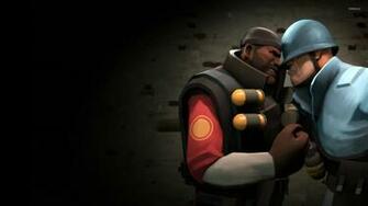 Tf2 Demoman Vs Soldier Wallpaper Game