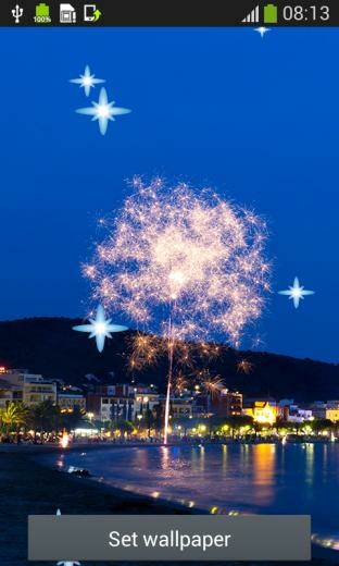 Fireworks Live Wallpaper For Your Android Phone
