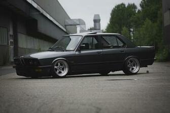 Black Sedan Bmw E28 Stance Stanceworks Static HD Wallpaper