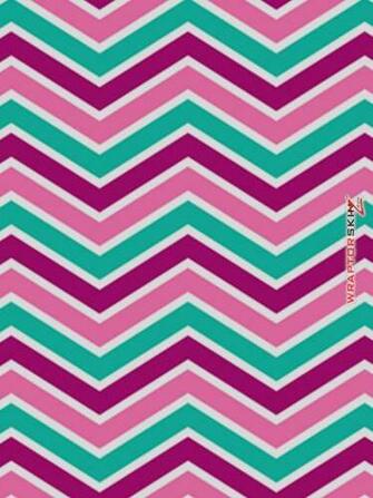 Purple And Teal Zig Zag Background