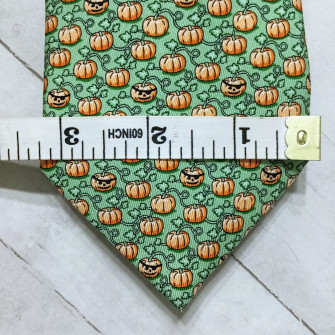 Vineyard Vines Boys Neck Tie Halloween Pumpkin Patch Silk Usa Made