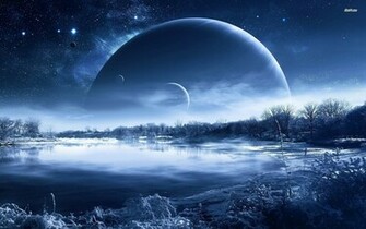 Icy Planet Wallpaper Fantasy