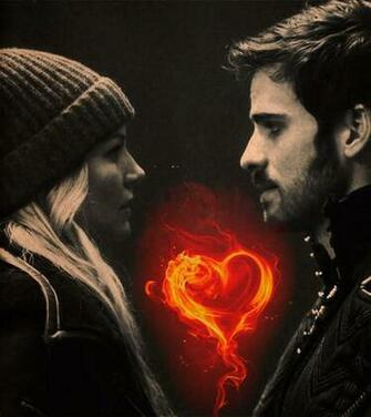 Once Upon A Time Image Emma And Hook Wallpaper