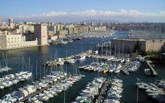 Marseilles Old Port Wallpaper Marseille