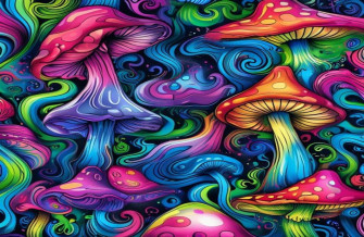 Trippy Shroom Wallpaper