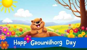 Happy Groundhog Day Wallpaper